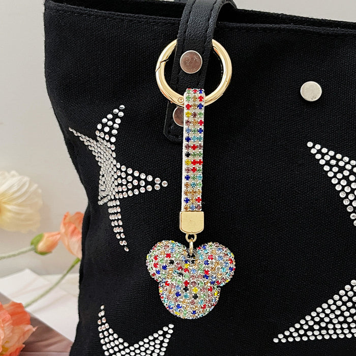 Wholesale Cartoon Diamond Alloy Keychain JDC-KC-CH119