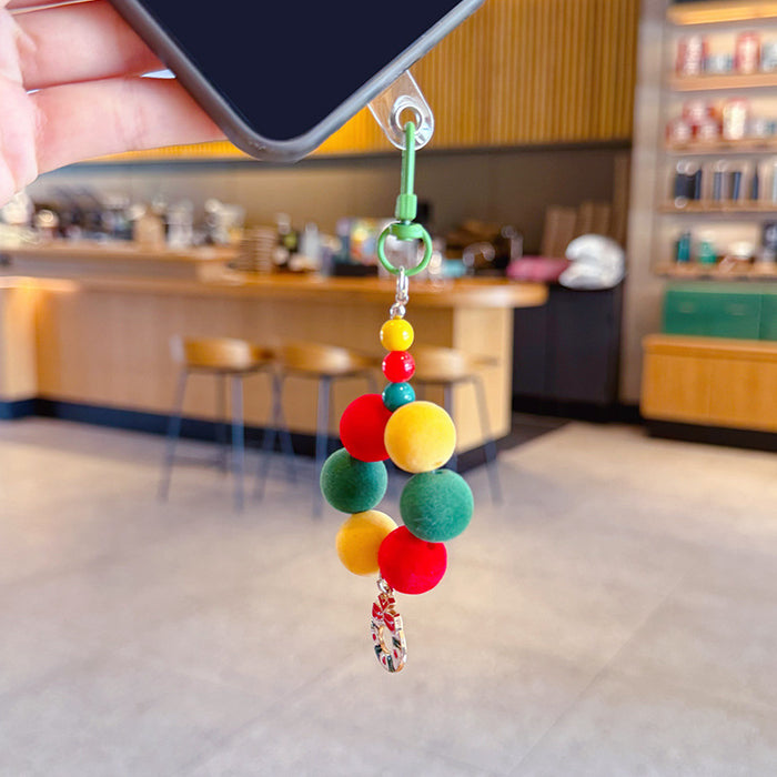 Wholesale  Beaded Phone Chain Keychain