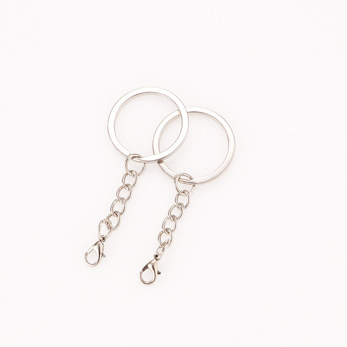 Wholesale Metal key ring with chain jewelry pendant handmade key chain pendant