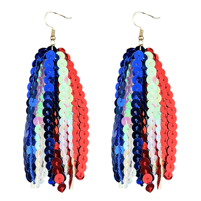 Wholesale Celebrating atmosphere with trendy accessories, sparkling earrings, diamond balls, color blocked large earrings