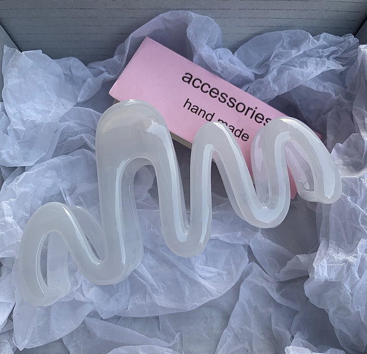 Wholesale Small niche design wave grip clip, back of head hair grip, disc hair clip, shark