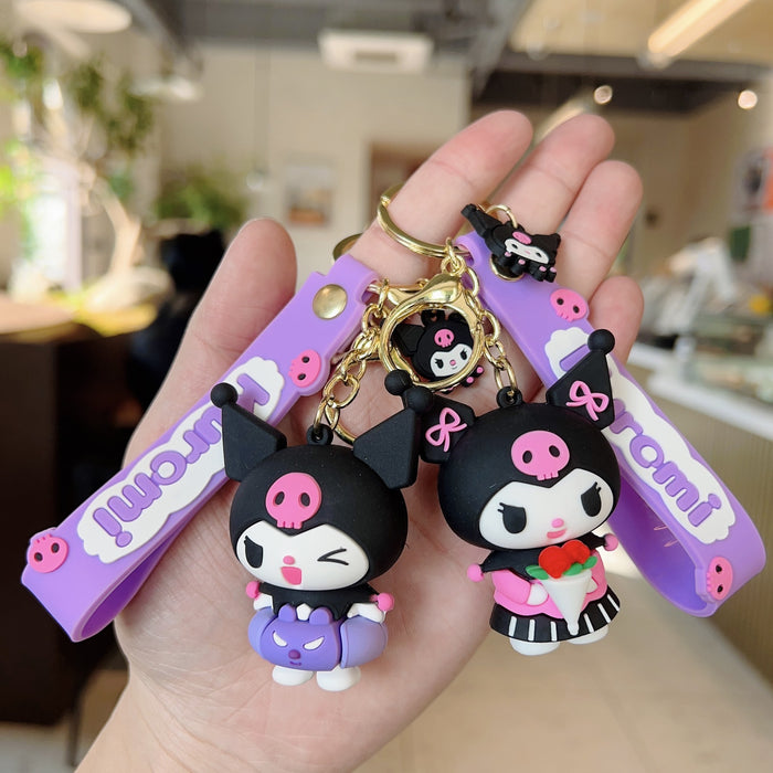 Wholesale Silicone Cartoon Doll Keychains (S) JDC-KC-WC015