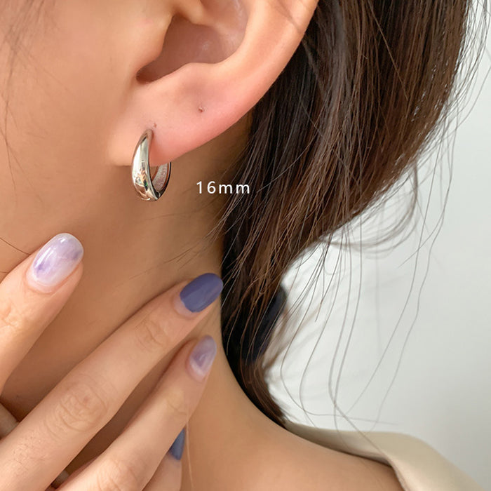 Wholesale  earrings earrings women's geometric  ear bone nails  circle ear jewelry