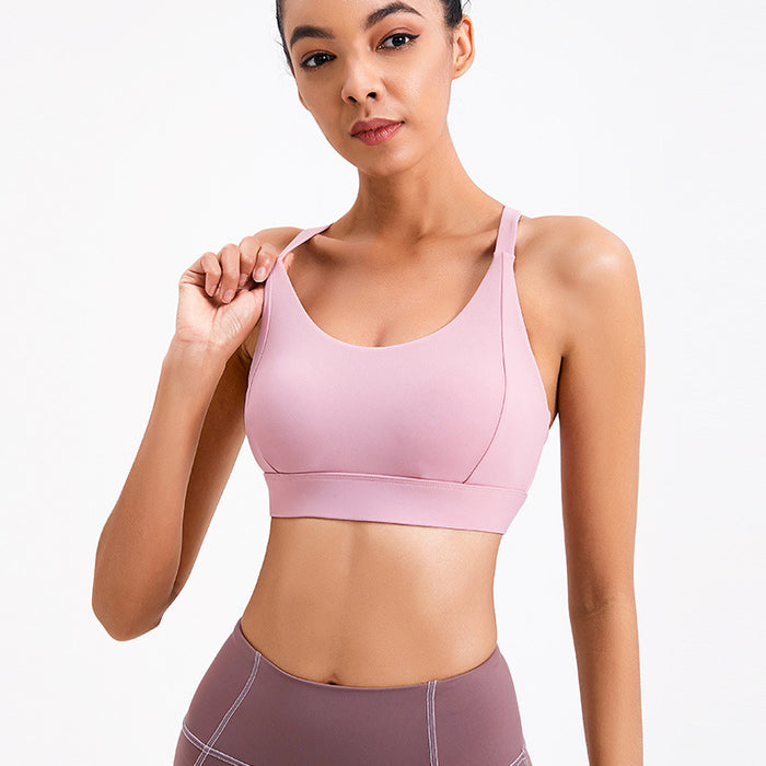 Wholesale Large Size Nylon One-piece Sports Bra JDC-YC-YuJia002