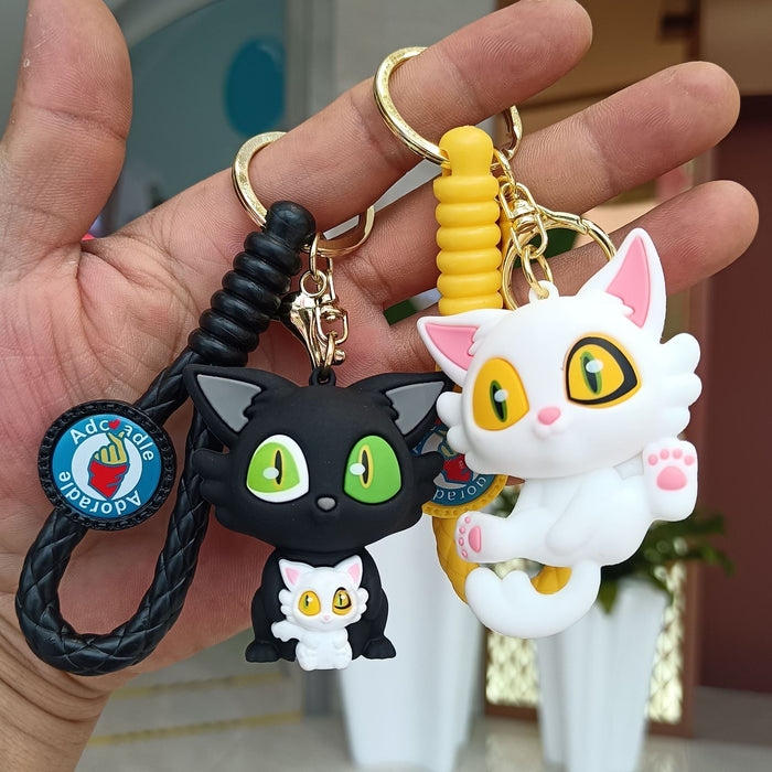 Wholesale Cartoon Silicone Anime Keychain JDC-KC-YiChang027