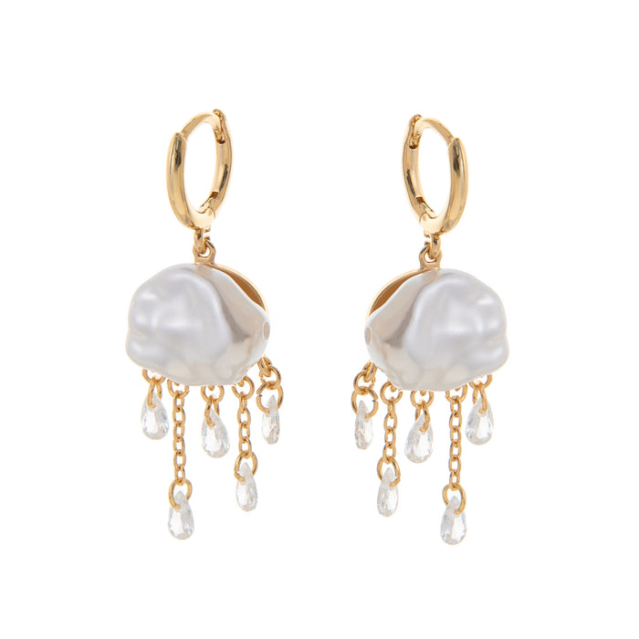 Wholesale Marine Series Pendant Cute Crab Jellyfish Goldfish Pendant Necklace Plated with 18K Gold