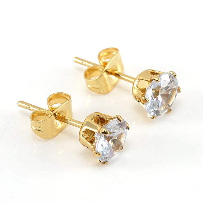Wholesale Stainless steel pearl stud earrings for women