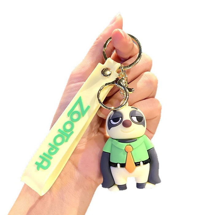 Wholesale PVC Cartoon Animal Keychain Pendant Fashion Car Key Accessory