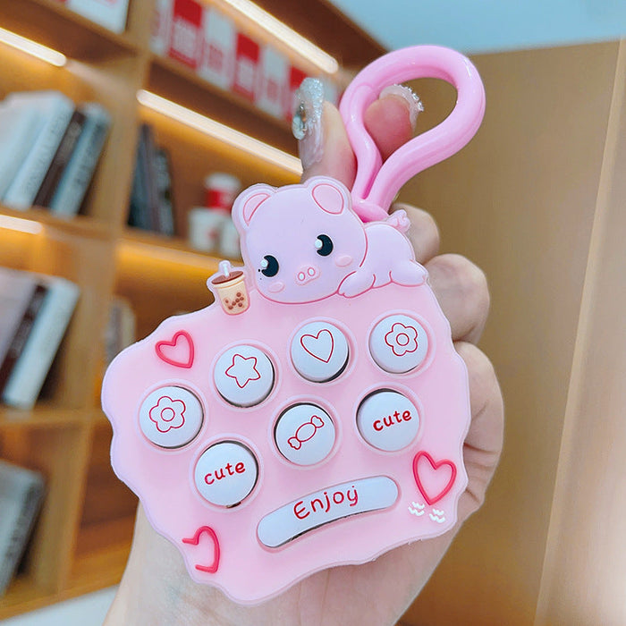 Wholesale Cartoon Rabbit Doll Gopher Machine Keychain JDC-KC-ShuoT008