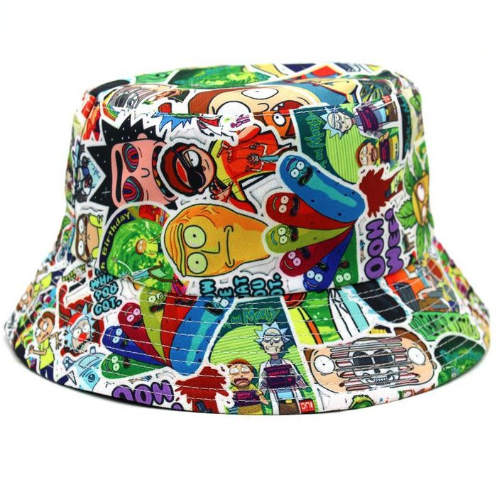 Wholesale Polyester Cartoon Anime Printed Bucket Hat JDC-FH-ZhiXie017