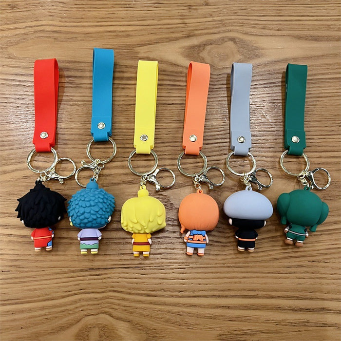 Wholesale Creative Cartoon Cute PVC Soft Keychain JDC-KC-JinB027