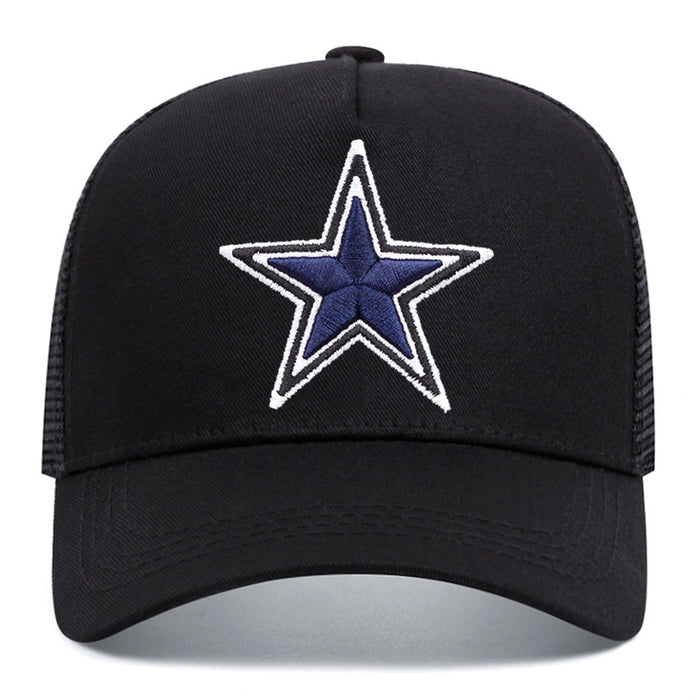 Wholesale Cotton Five-pointed Star Embroidered Baseball Cap JDC-FH-JingK005