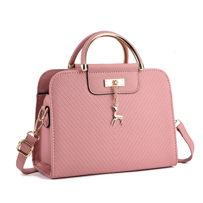 Wholesale Fashion PU Embossed Crossbody Bag Wine Red Medium Square Gift Resale