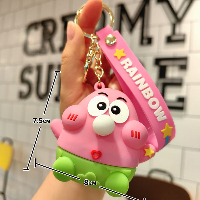 Wholesale PVC Cartoon Doll Keychain JDC-KC-Aile010