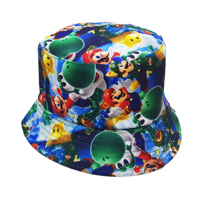 Wholesale Cartoon Print Cotton Bucket Hat JDC-FH-BoD017