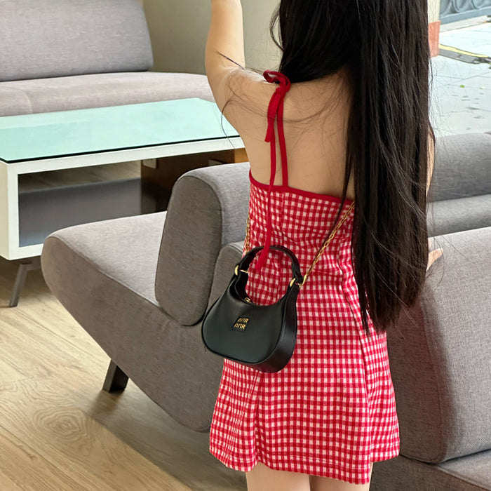 Wholesale Simple retro small bag, diagonal cross bag, baby travel shoulder bag
