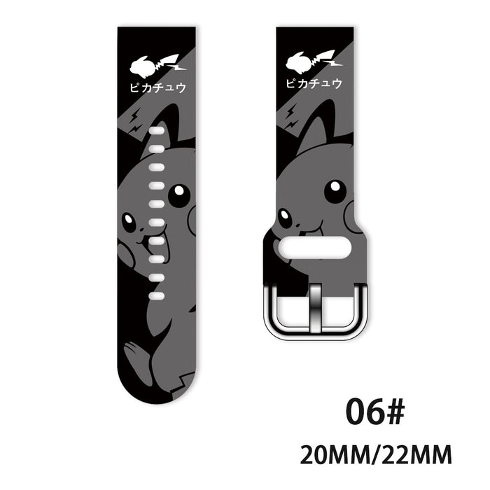 Wholesale Printed Silicone Watch Strap JDC-WD-NuoQi027