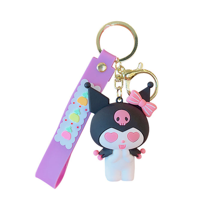 Wholesale Cartoon Silicone Doll Keychain JDC-KC-MingT171