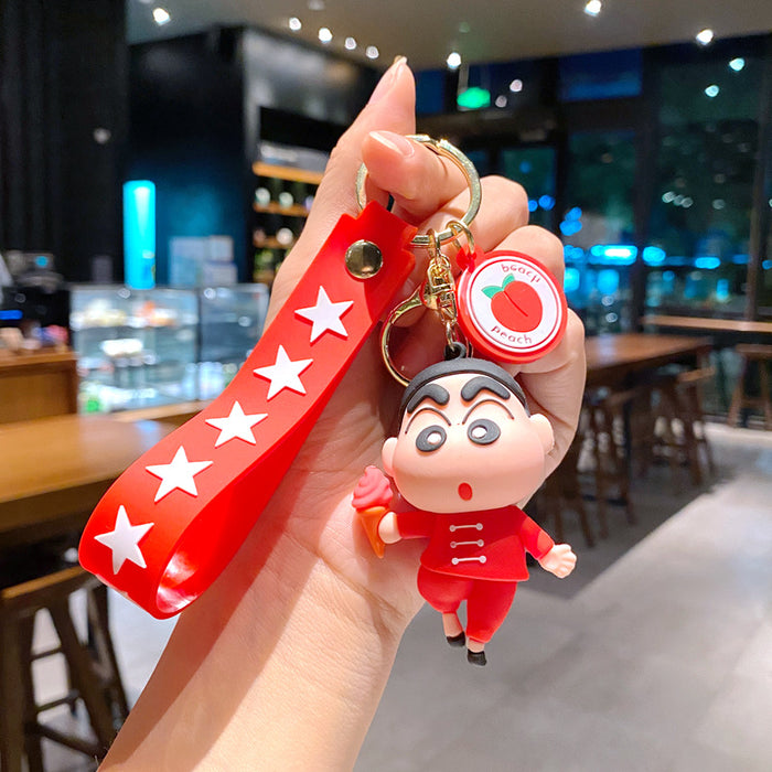 Wholesale Cartoon Glue Doll Keychain JDC-KC-Gongz046