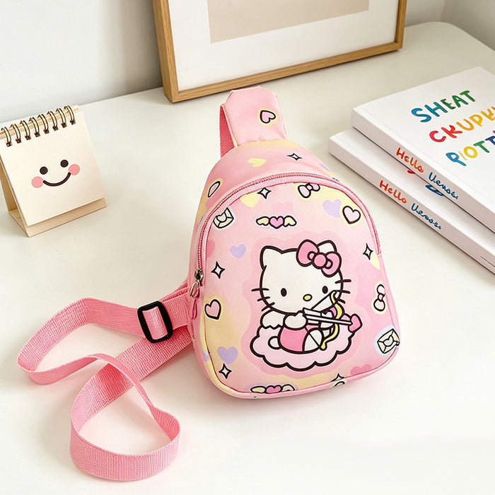 Wholesale Chic Anime Cartoon Print Nylon Crossbody Bag