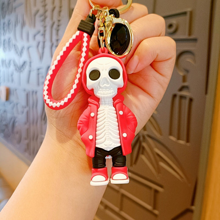 Wholesale Cartoon Doll Silicone Keychain JDC-KC-MingT261