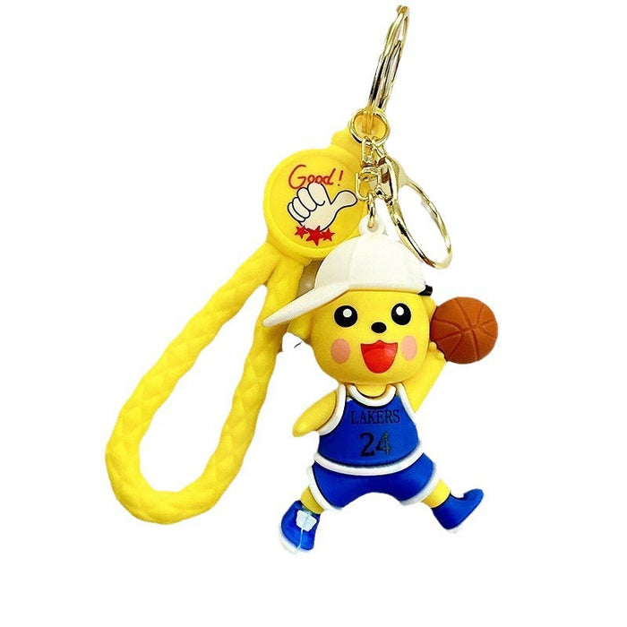 Wholesale Basketball Sports Silicone Keychain JDC-KC-RunX013