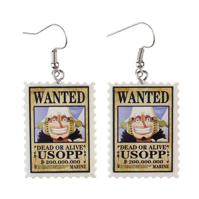 Wholesale Fake Stamp Earrings JDC-NS-NiQing009