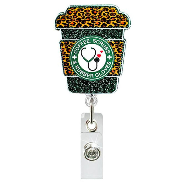 Wholesale Coffee Cup Telescopic Acrylic Telescopic Keychain JDC-KC-GuXi003