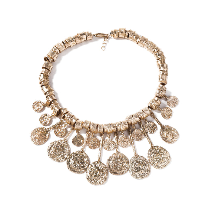 Wholesale Irregular Geometry Tassel Pendant Alloy Women Necklace