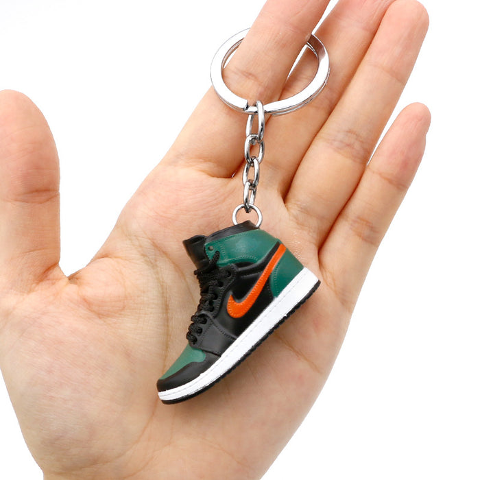 Wholesale PVC Mini Basketball Shoe Keychain JDC-KC-QLPing008