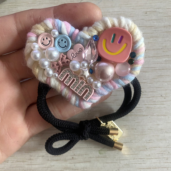 Wholesale cute smile face girl Hair Clips accessories