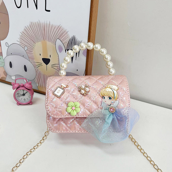 Wholesale Girls' Bag Crossbody Bag Princess Beautiful Explosive Handbag Girl Fashion Shoulder Bag Baby Girl Cute Small Satchel