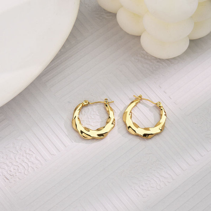 Wholesale Stainless Steel Geometric Earrings Earrings
