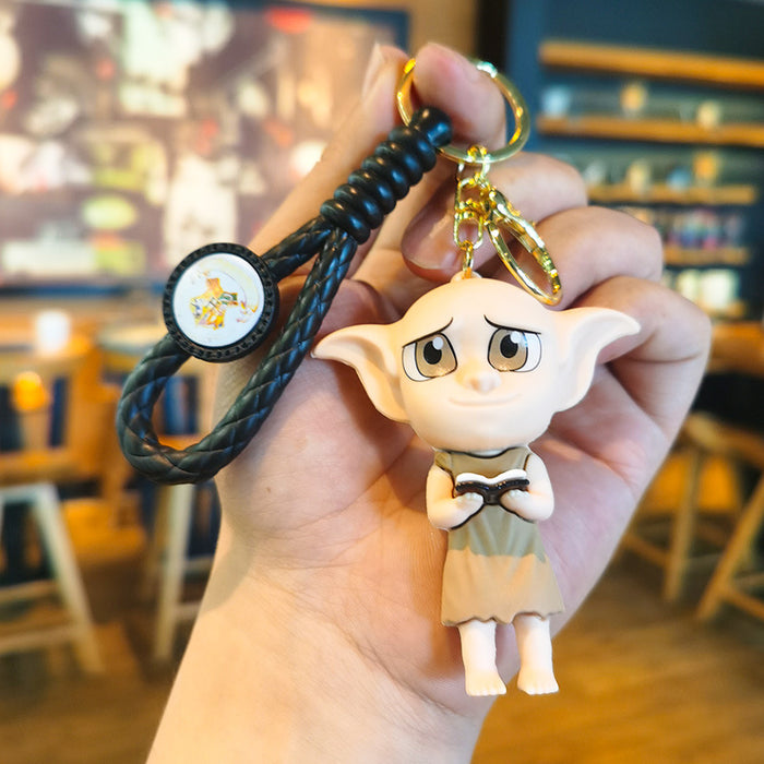 Wholesale Cartoon 3D Doll Rubber Keychain JDC-KC-Tingm048