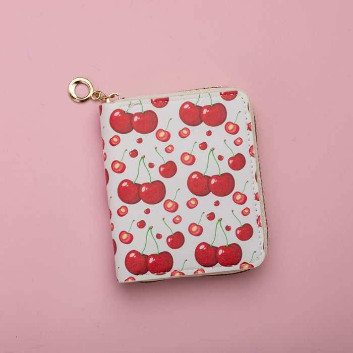 Wholesale Cute fruit pattern PU waterproof  kids wallet