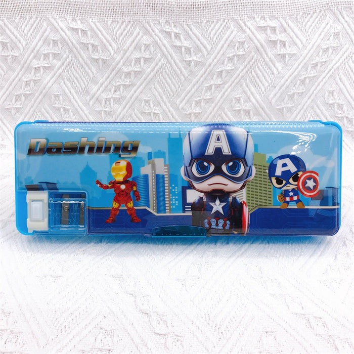 Wholesale Cartoon Pencil Sharpener Plastic Stationery Box JDC-PC-YaLL003