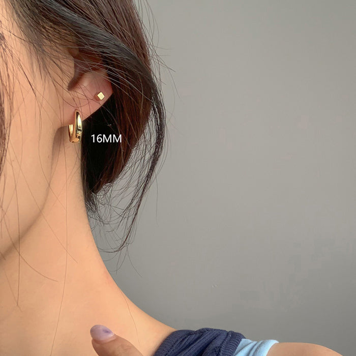 Wholesale  earrings earrings women's geometric  ear bone nails  circle ear jewelry