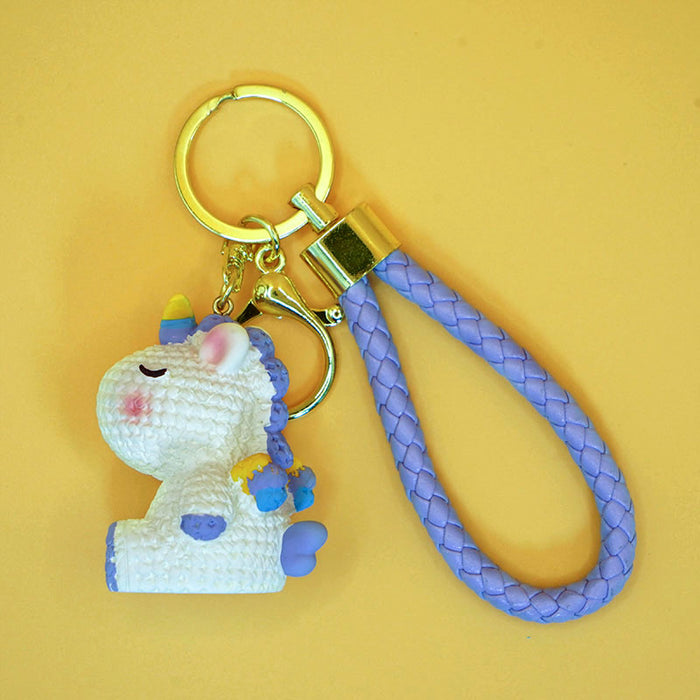Wholesale Key pendant, keychain, resin couple, cute keychain, high-end niche pendant