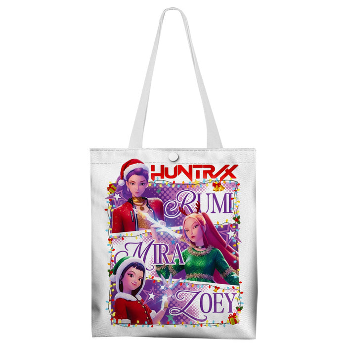 Wholesale KPOP Christmas Cartoon Merchandise Canvas Shoulder Bag
