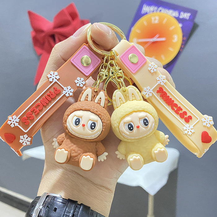 Wholesale Cute Cross-Dressing Sitting Posture Cute Series Keychain Car Backpack Doll Gift Keychain