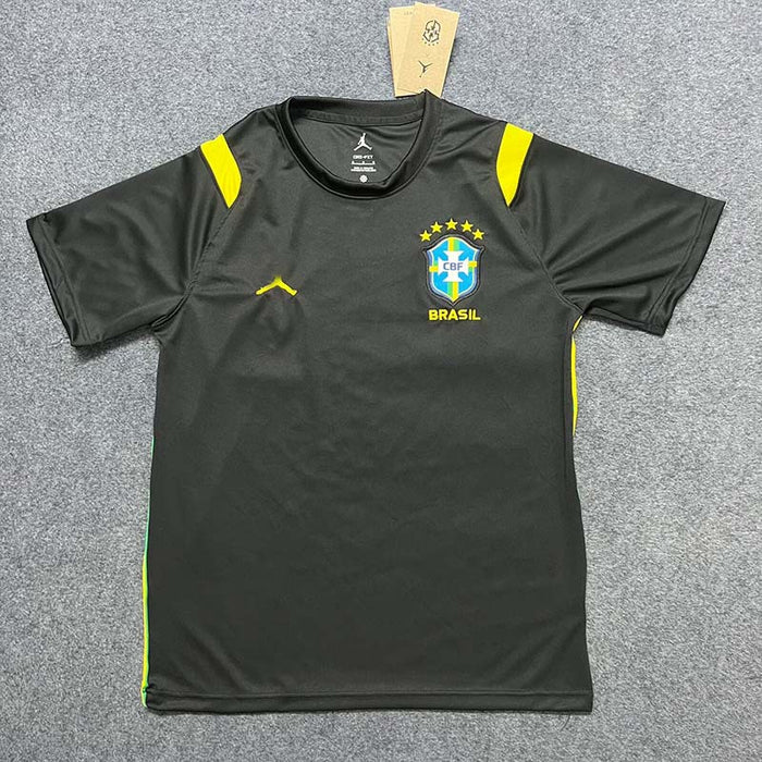 Wholesale World Cup Polyester Brazil Soccer Team Short Sleeve T-Shirt for Men Summer Casual