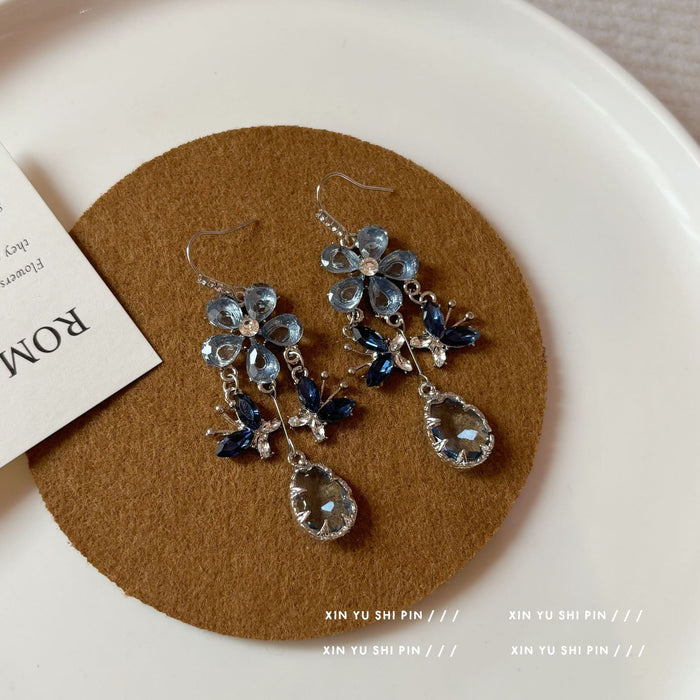 Wholesale Butterfly droplet tassel earrings are exquisite, versatile, gentle and elegant earrings