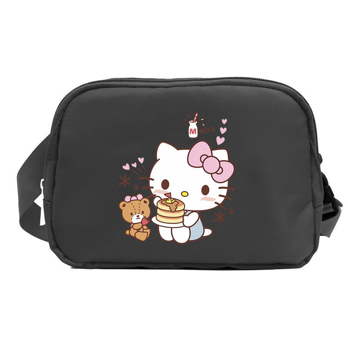 Wholesale Cat Cartoon Waterproof Sports Chest Bag  Versatile Crossbody Bag for Running with Phone Shoulder Bags