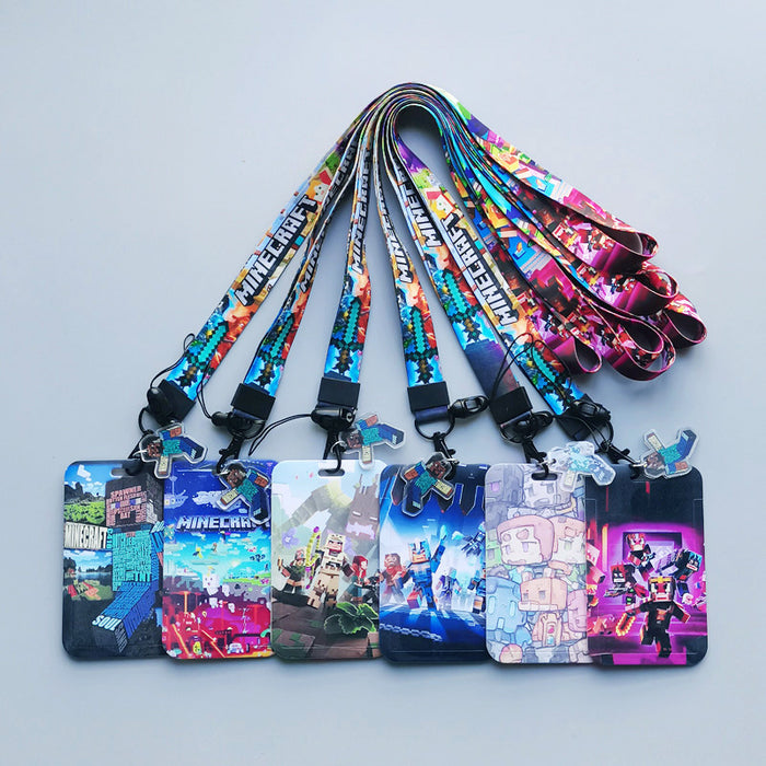 Wholesale Polyester Cartoon Phone Neck Strap With Card Holder Style Gift Resale