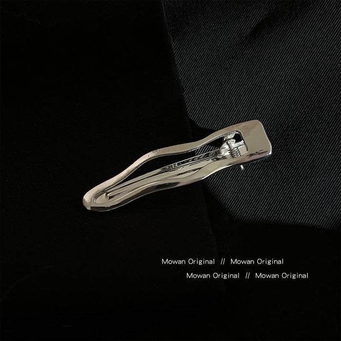 Wholesale silver Metal Hair Clip Women's Side Clip Drop Clip Headwear Hair Clip Hair Accessories