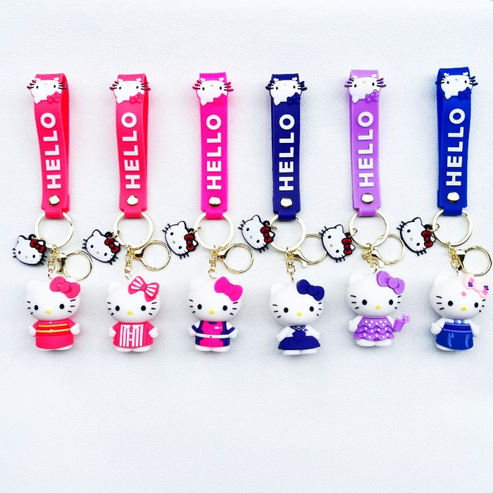 Wholesale PVC Cartoon Doll Keychain JDC-KC-WuYi160