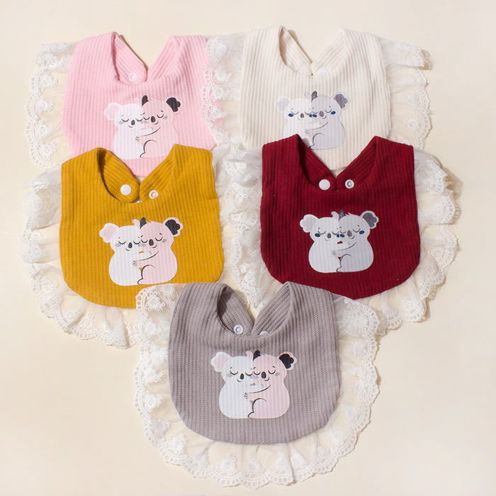 Wholesale Baby Lace Bibs Cotton Gauze JDC-TW-ZB003