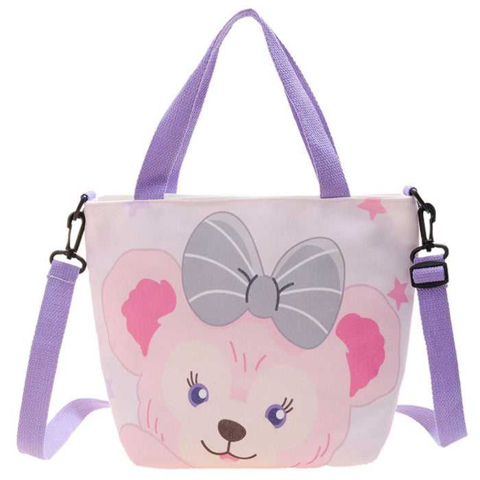 Wholesale Soft Cute Children's Canvas Handbag Large Capacity JDC-SD-YuanDuo043