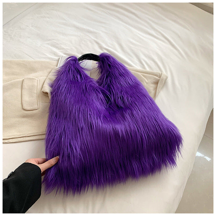 Wholesale Autumn and Winter Plush Bags JDC-SD-YiCai005