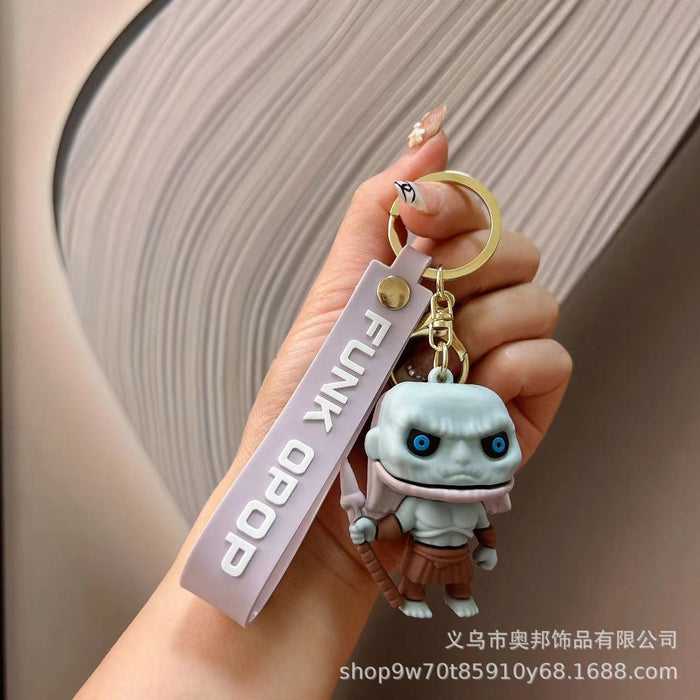 Wholesale 2PCS Super Cute Cute Doll PVC Keychains JDC-KC-Aobang007